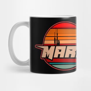 Mars mission badge space exploration conquest Mug